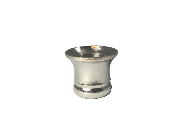 Solid Candle Cup - Nickel Finish