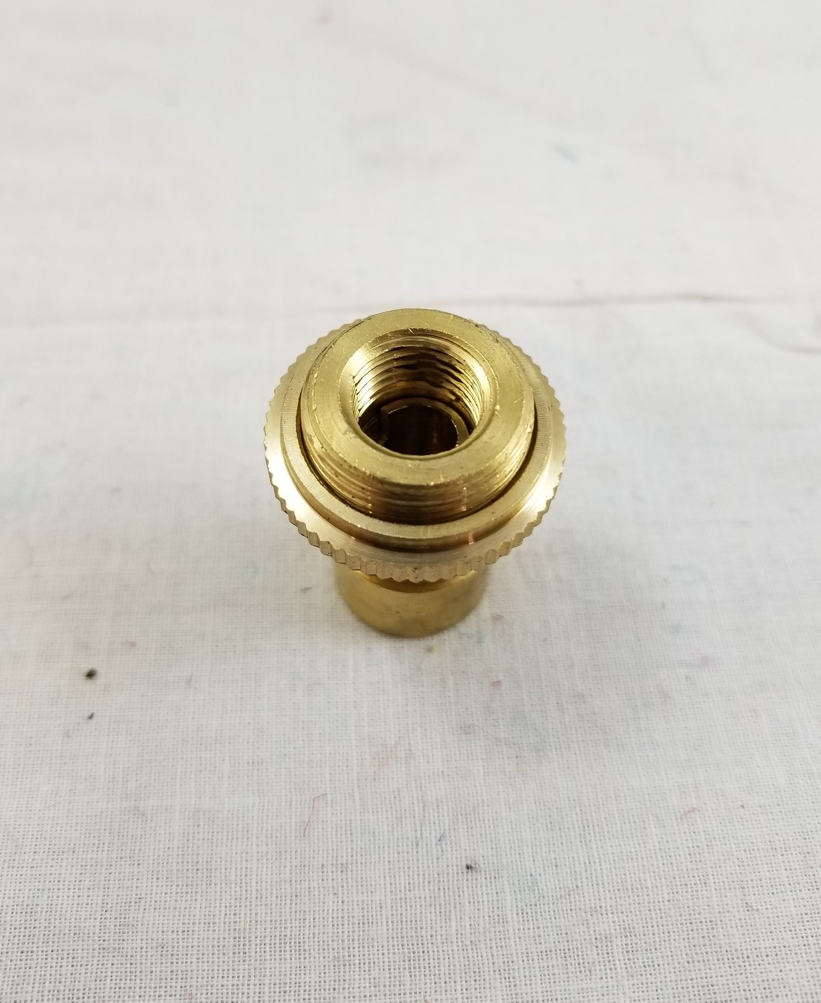 Brass "Hang Straight" Swivel - Unfinished Brass - 1/4 IP x 1/4 IP