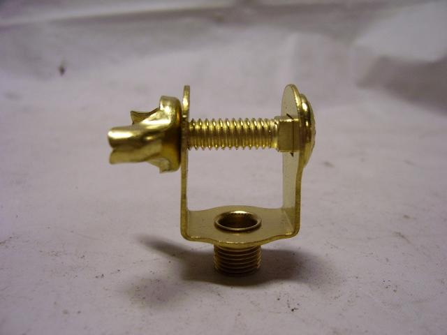 Swing Type Replacement Swivel in Brass - Stamped Style.