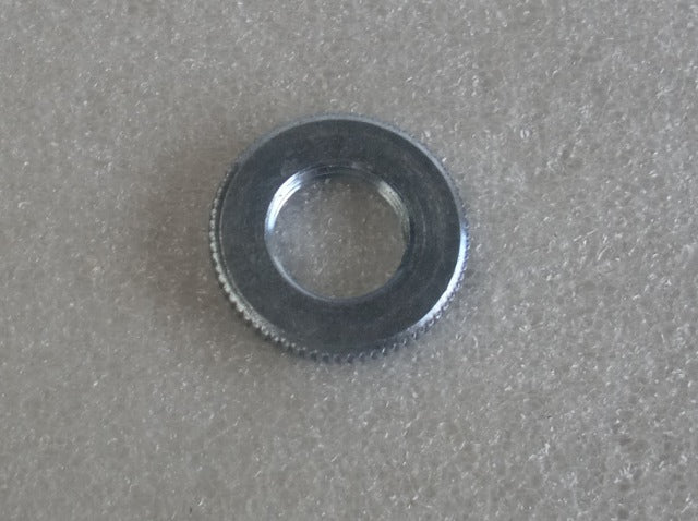 3/4" Knurled Nickel Locknut - Tapped 1/8 IPS