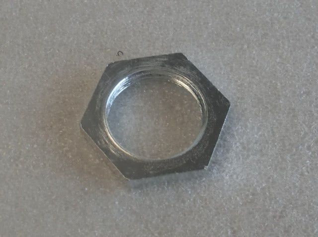 Zinc Turned Hexagon Locknuts with 3/8 IPS Threading