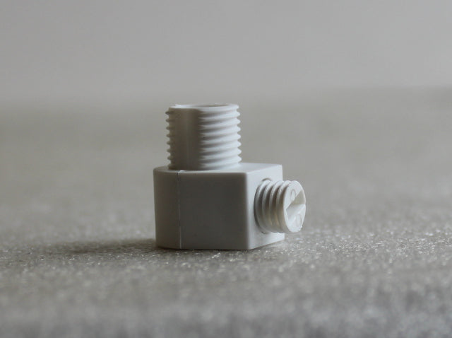 White Strain Relief Fitting