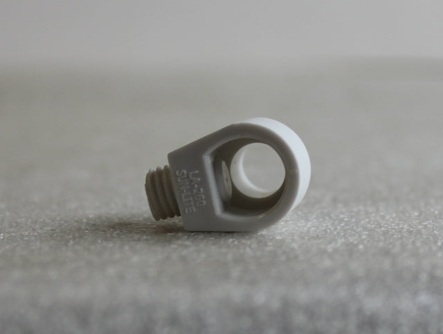 White Strain Relief Fitting