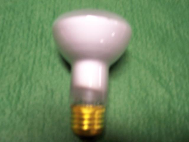 45W Medium Base Reflector Bulb (Silk Frost on sides) 120 VOLT white