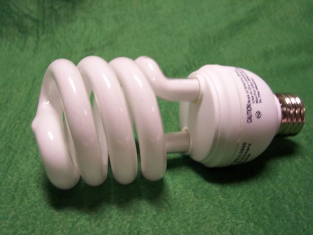15W Medium Base Regular Spiral  white Bulb