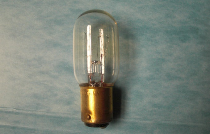 15W Bayonet Base Clear Specialty Bulb - Indicator Bulb 130 VOLT