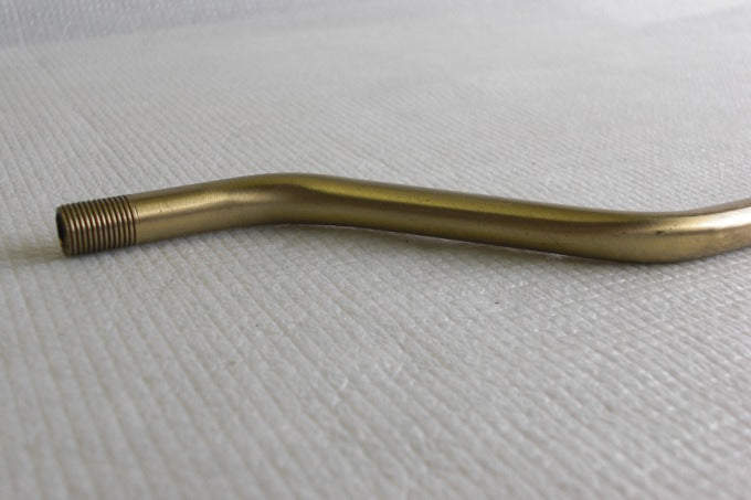 Brushed Brass Figurine Arm 12" with Special 4" Offset