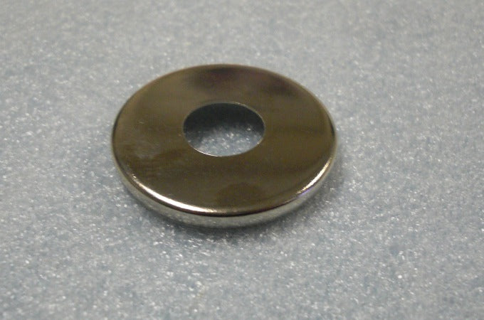 Nickel Plated & Lacquered Check Ring 1-1/4" Diameter - 1/8" Slip