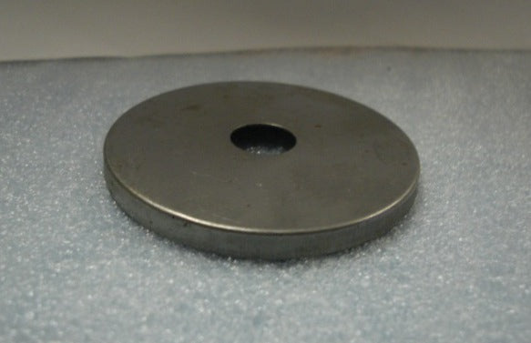 2-1/4" Steel Round Flat Plate - Center Hole Can Slip 1/8" IPS