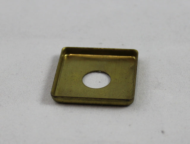 Stamped Brass Square 1" Check Ring 1/8IP Slip or 7/16" center hole