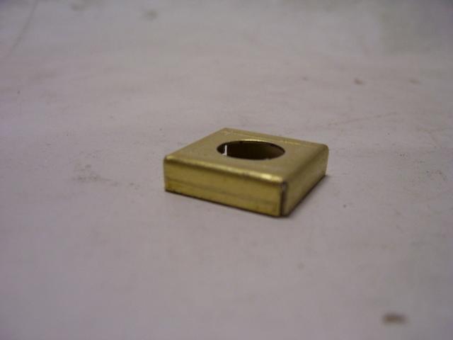 Plated Stamped - Steel - Brass Plated - 3/4"