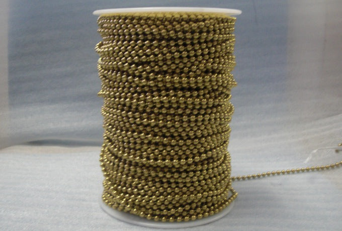 Beaded Brass Chain Special Heavy Size