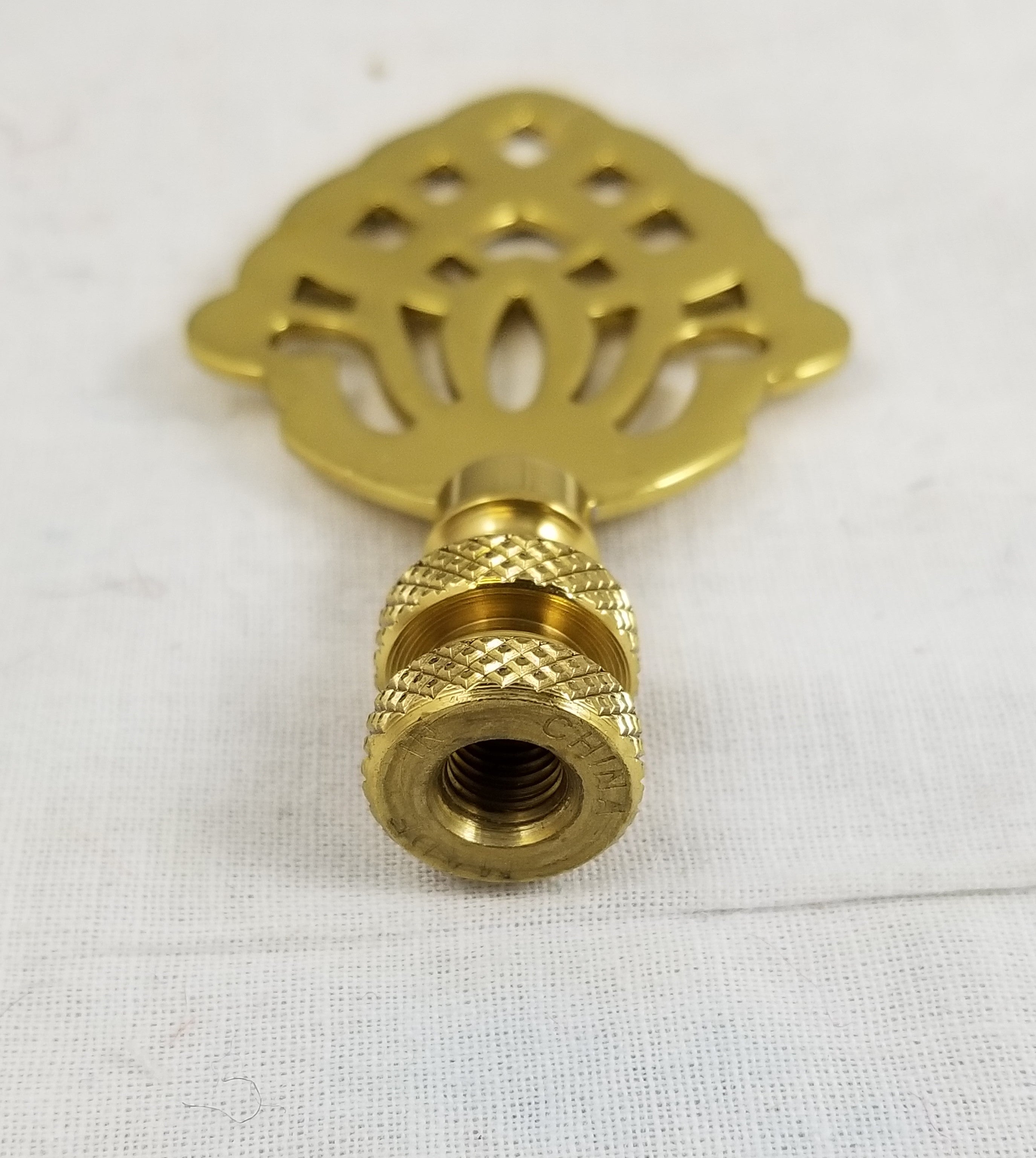Cast Brass Ornate Finial (ONLY 1 LEFT)