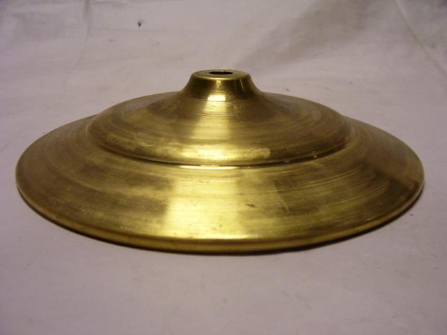 Brass Vase Caps Unfinished - 3-1/8"