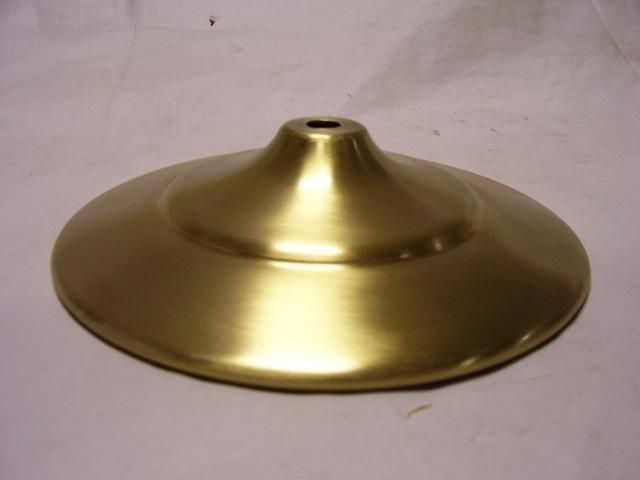 Brass Vase Caps w/Satin Brass Finish - 4-3/8"