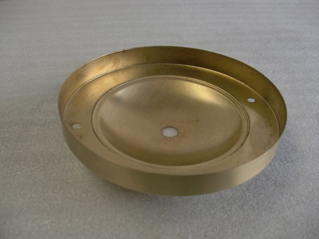 4-3/4" Brushed Brass Canopy with 4-1/4" Spaced Holes