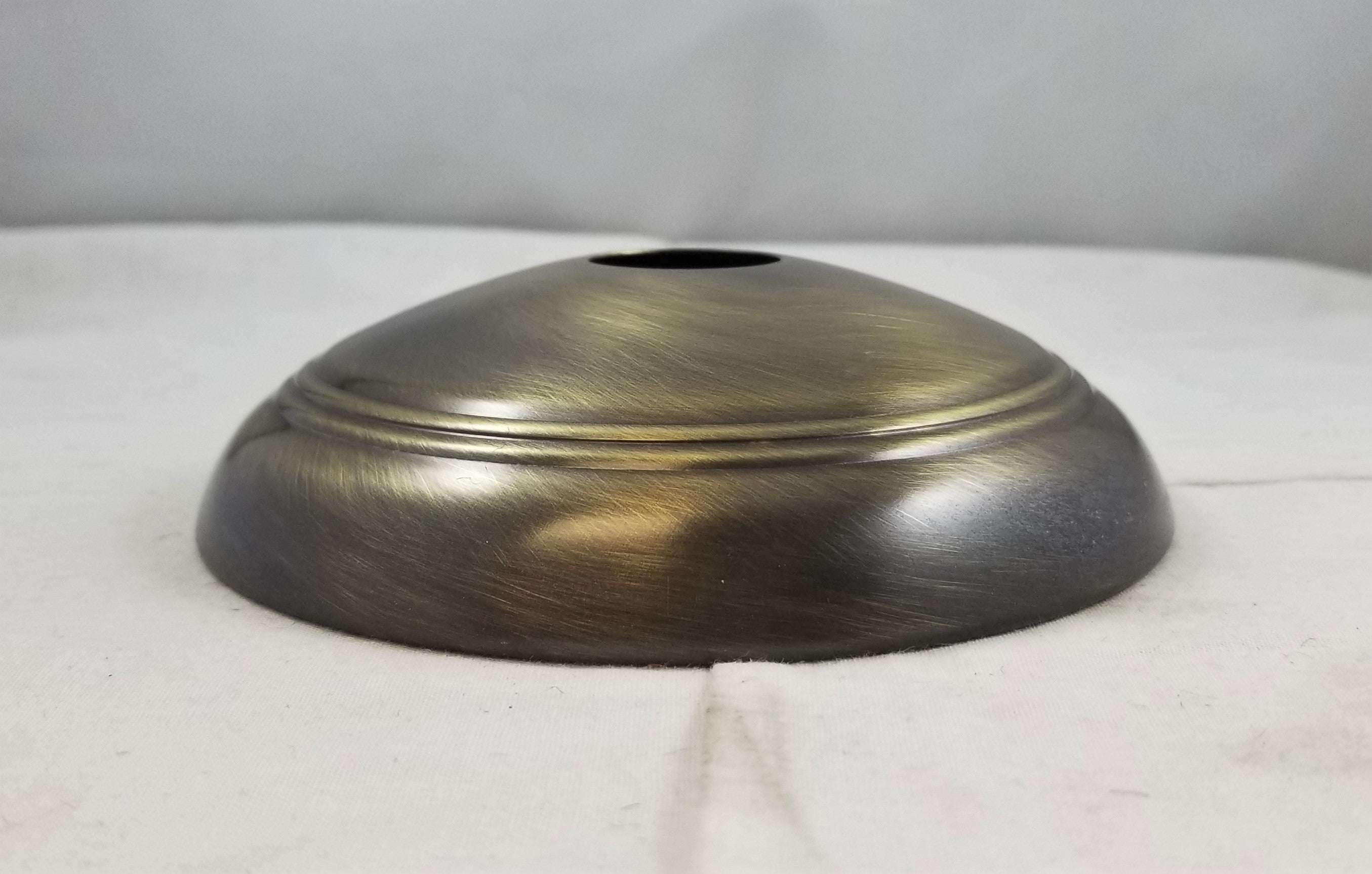 Canopy - Antique Brass - 5-1/4" Diameter - 1-5/8" Deep - 1-1/16" Hole