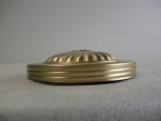 5" Brush Brass Canopy with a 7/16" Centerhole