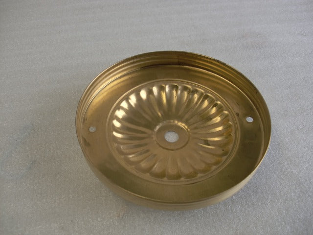 5" Brush Brass Canopy with a 7/16" Centerhole