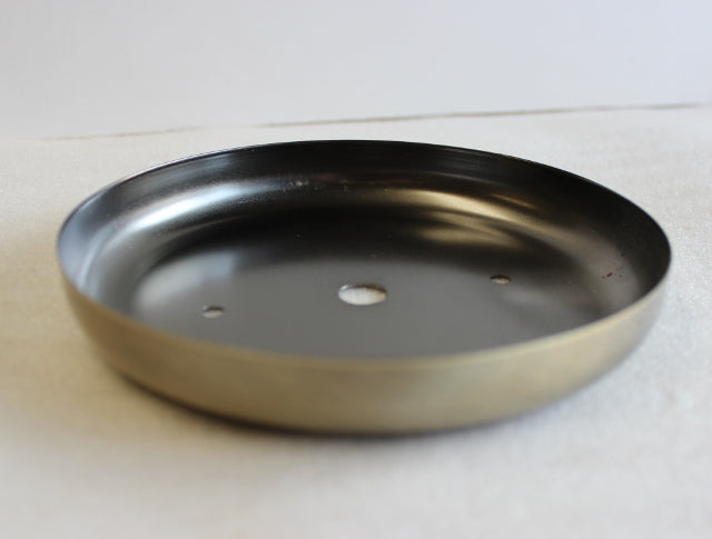 Antique Brass - 5" Plain Modern Steel Canopy, 13/16"' High, 7