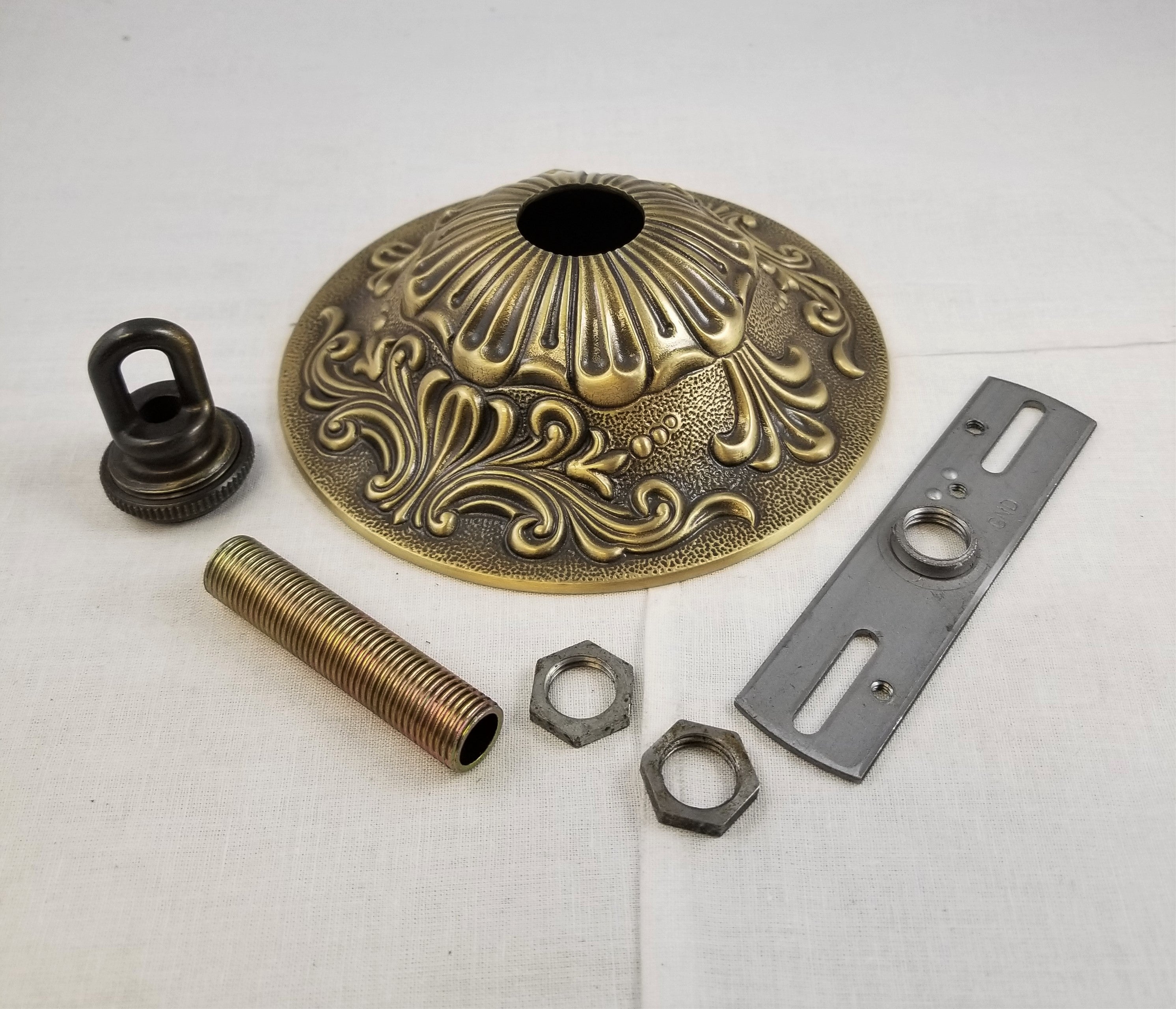 Canopy Kit - Cast Brass w/ Antique Brass Finish