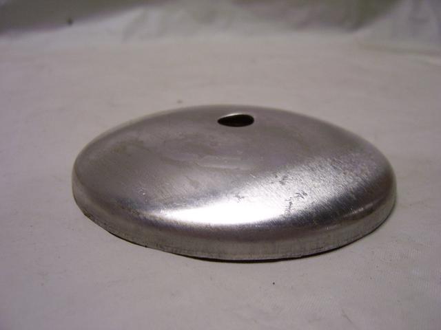 Aluminum Caps for Neckless Ball Shade - 3-5/8" - Unfinished