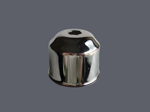 Modern Chrome Chimney Holder - 1-5/8" tall