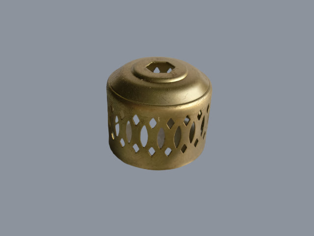 1-5/8" Unfinished Brass Perforated Chimney Holder