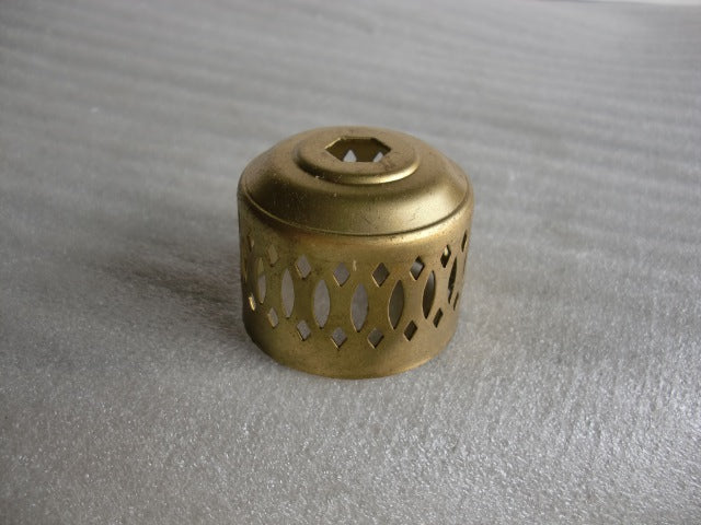 1-5/8" Unfinished Brass Perforated Chimney Holder