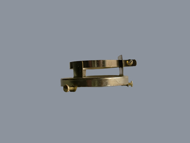 Brass Plated Shade Holder for a Weatherproof Porcelain Socket