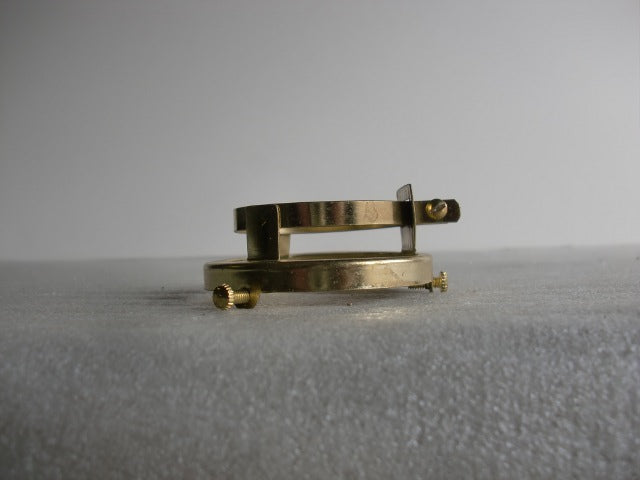 Brass Plated Shade Holder for a Weatherproof Porcelain Socket