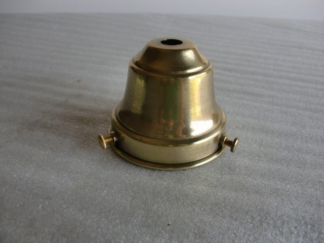 Polished & Lacquered Brass Holder for a 2-1/4" Fitter