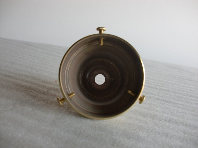 Polished & Lacquered Brass Holder for a 2-1/4" Fitter