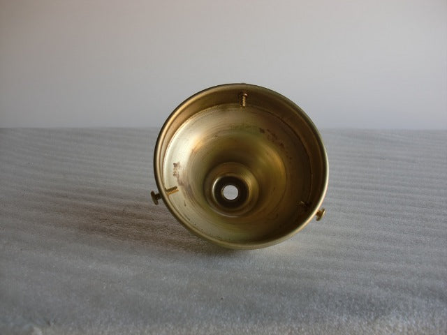 Polished & Lacquered Brass Holder for a 3-1/4" Fitter