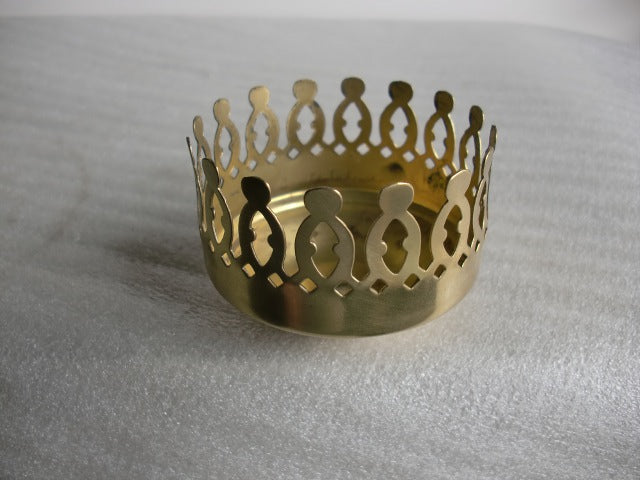 2-5/8" Polished & Lacquered Brass Chimney Holder