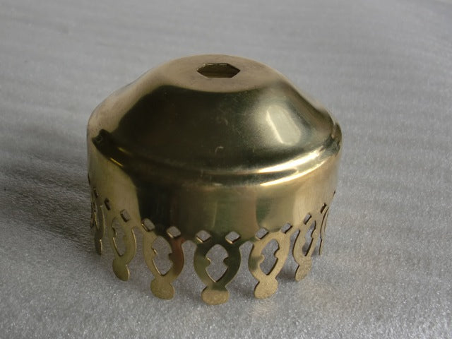 2-5/8" Polished & Lacquered Brass Chimney Holder