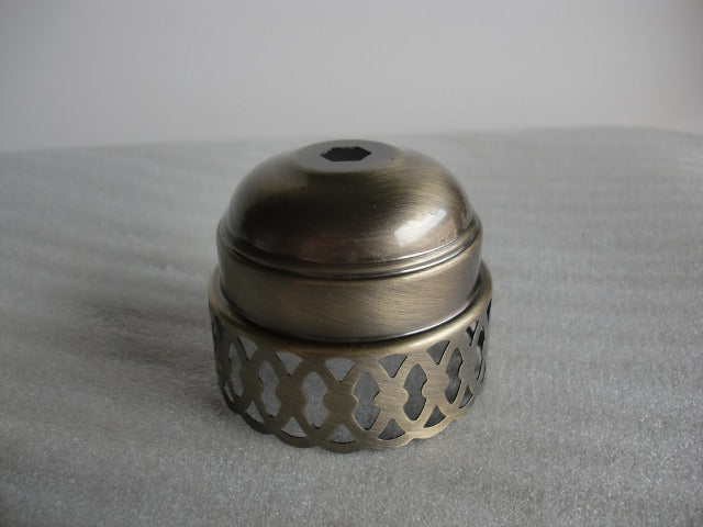 2-5/8" Antique Brass Chimney Holder