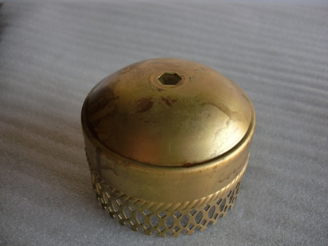 3-1/2" Unfinished Brass Chimney Holder