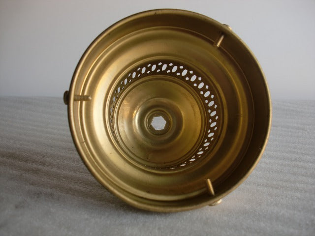 4" Unifinished solid Brass Ball Shade Holder