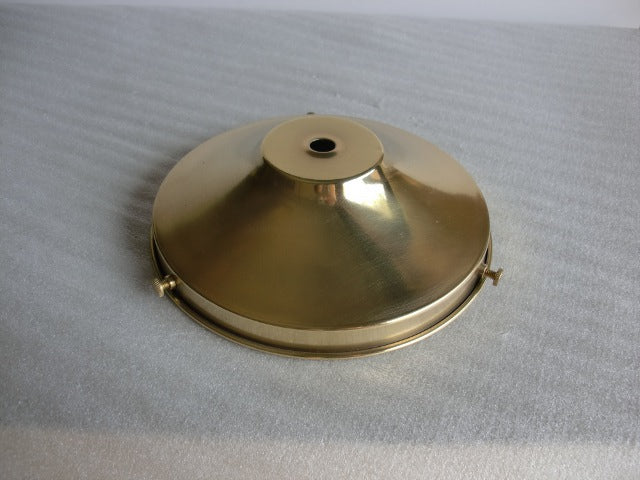 6" Polished & Lacquered Brass Holder with Screws