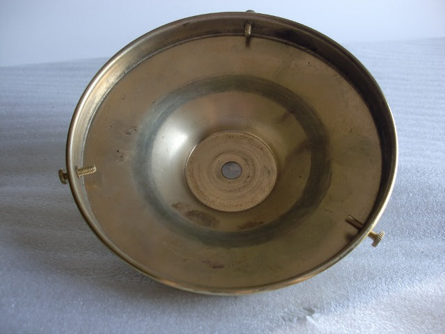 6" Polished & Lacquered Brass Holder with Screws