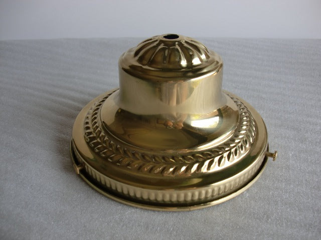 6" Polished & Lacquered Brass Holder