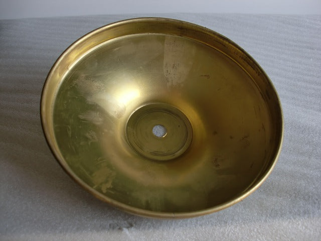 6" Unfinished Simple Brass Holder