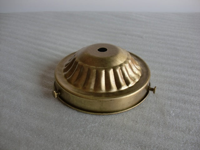 Unfinished Brass Holder for a 4" Fitter   *OUT OF STOCK*