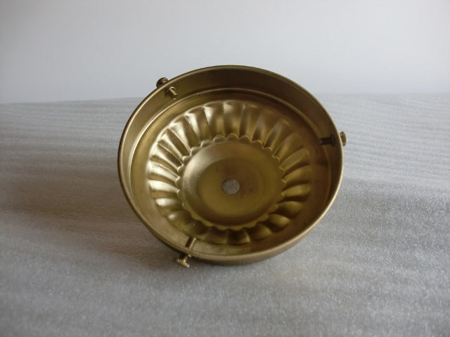 Unfinished Brass Holder for a 4" Fitter   *OUT OF STOCK*