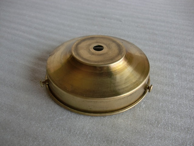 Unfinished Spun Brass Holder for a 4" Fitter