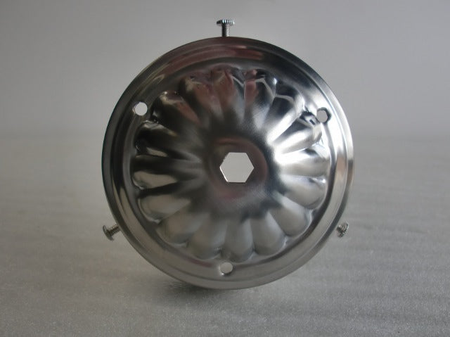 Satin Nickel Holder for a 4" Fitter