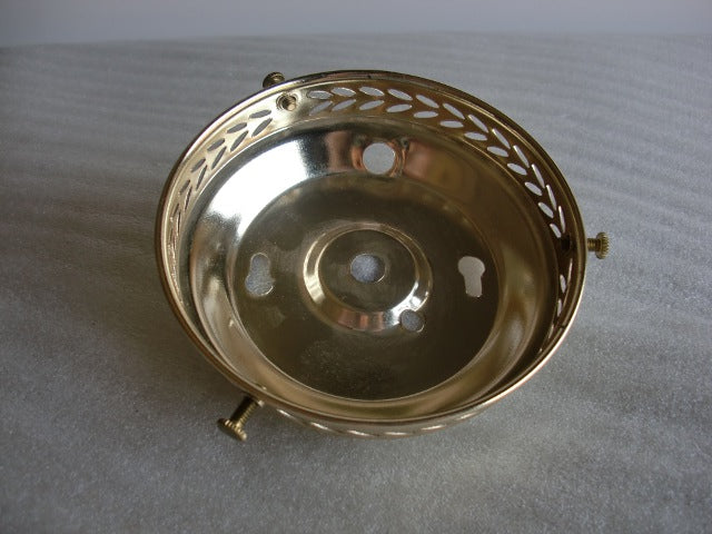 Brass Fan Light Shade Holder with 3 Screws