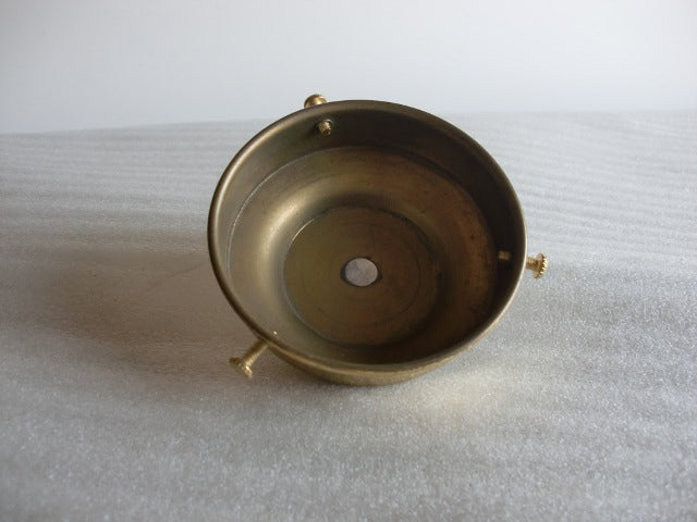 Polished & Lacquered Spun Brass Holder for 3-1/4" Fitter