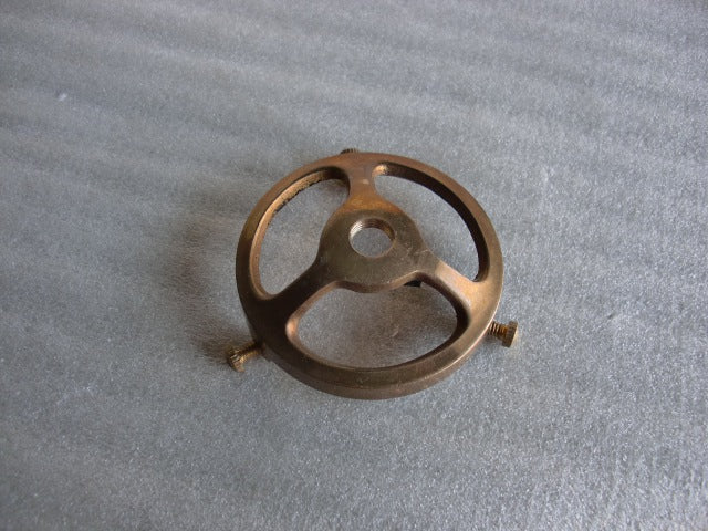 Simple Unfinished Cast Brass Shade Holder with a 2-1/4" Fitter